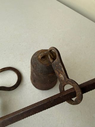 Báscula romana antigua