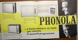 Pubblicità Vintage Phonola 1964