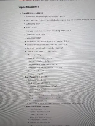 Patinete Eléctrico Xiaomi Mi Scooter 3