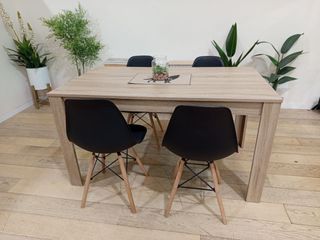 MESA FIJA + 4 SILLAS