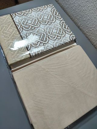 Juego de sábanas 135 cm algodón/poliéster