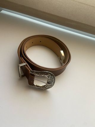 cinturón vaquero marrón