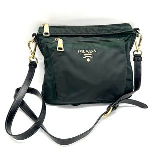 Borsa Prada Verde e Oro
