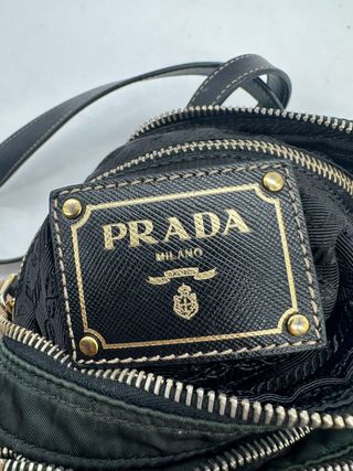 Borsa Prada Verde e Oro
