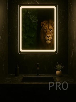 Espejo LED Táctil Cuadrado modelo 2015