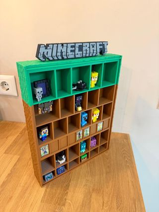 Expositor coleccion Minecraft Kinder Joy