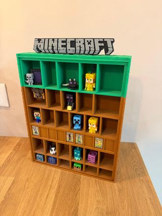 Expositor coleccion Minecraft Kinder Joy