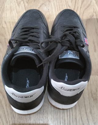 Zapatillas Boco Negras con Bandera UK