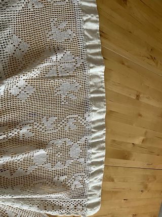 Cortinas Ganchillo Hechas a Mano (2 unidades)