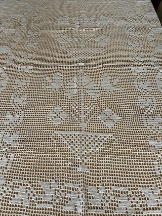 Cortinas Ganchillo Hechas a Mano (2 unidades)