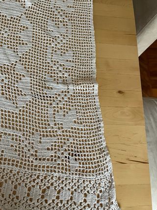 Cortinas Ganchillo Hechas a Mano (2 unidades)