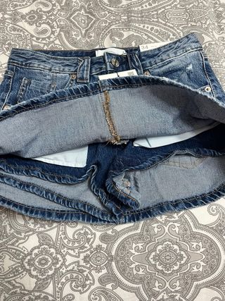 Falda pantalón vaquera talla 34