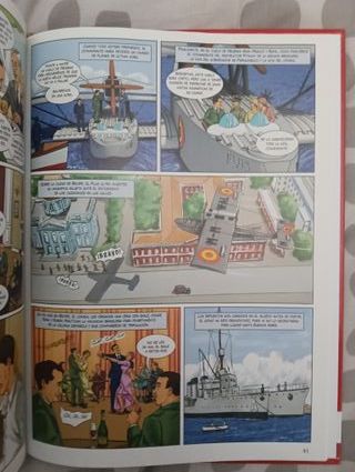 Comic Historia de España El vuelo del Plus Ultra