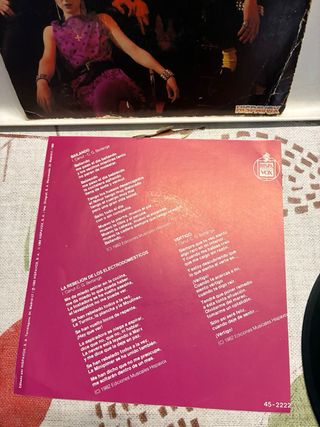 Vinilo Alaska y Los Pegamoides Bailando