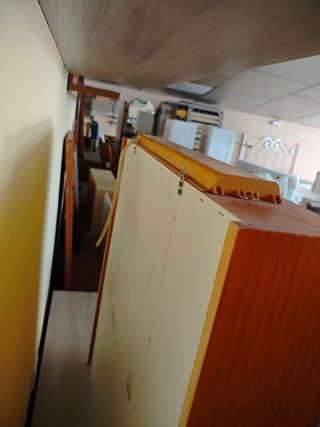 Mueble de baño cerezo con espejos