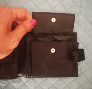 Carteira de Couro Genuíno Masculina