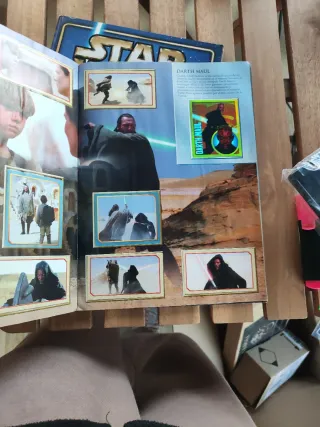 Álbum Star Wars Episodio I Colección Cromos.