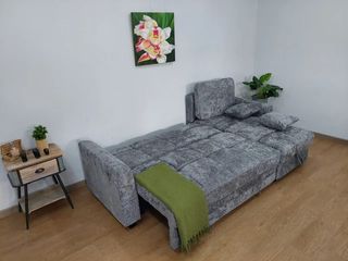 Sofa Cama Nuevo con Arcon y Cojines en Oferta