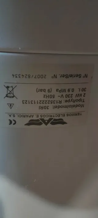 Calentador eléctrico