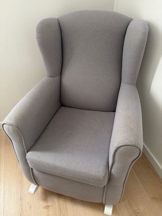 Sillón Mecedora Bebé Gris