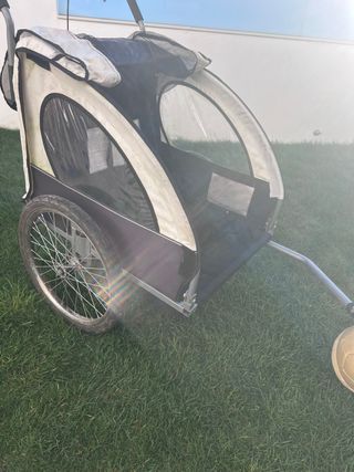 Remolque bici 2 niños