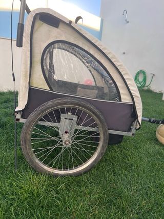 Remolque bici 2 niños