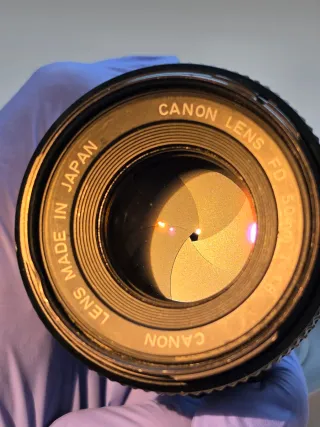 Canon 50mm f1.8 nFD - IMPECABLE - Montura FD