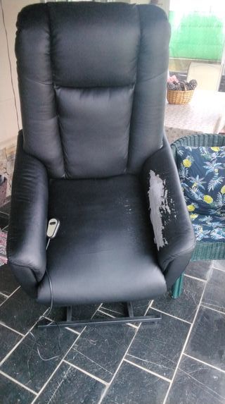 Sillón Eléctrico Reclinable Negro