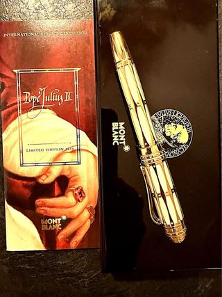 Pluma Montblanc Edición Limitada Papa Julio II