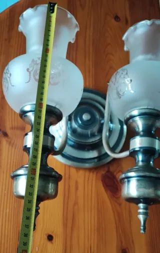 Preciosa Lampara pared rústica