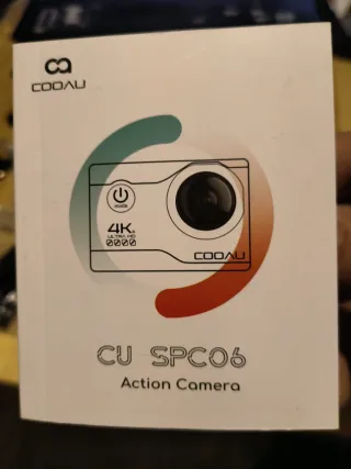 Cámara deportiva 4K COOAU + accesorios+2 Baterías