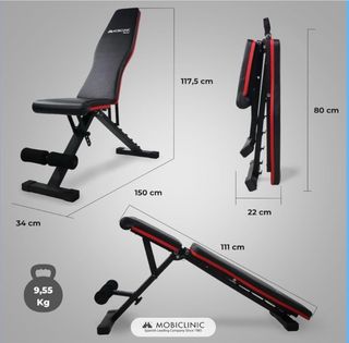 Banco de musculación Mobiclinic Fitness