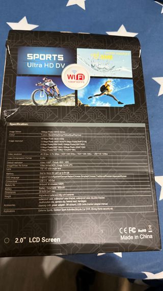 Cámara de Acción 4K sin usar