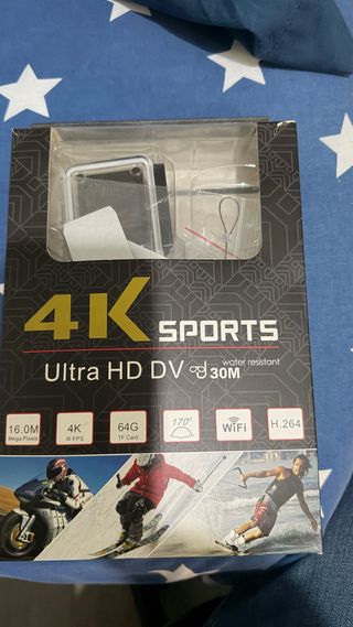 Cámara de Acción 4K sin usar