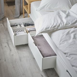 Estructura cama NORDLI con colchón Saori