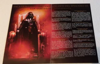 DVD Star Wars III La Venganza de los Sith