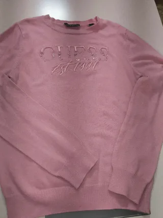 Jersey Guess Rosa Estampado Est. 1981