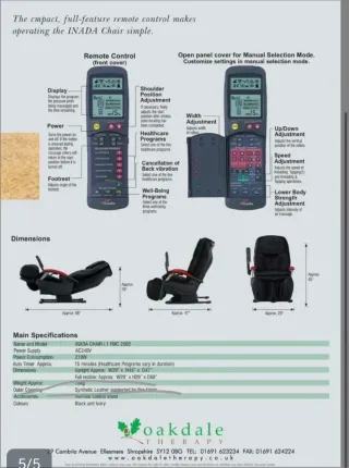 Sillón de masaje japonés INADA