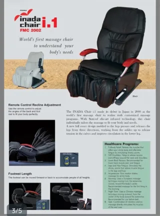 Sillón de masaje japonés INADA