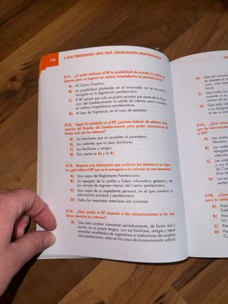 1040 preguntas tipo test. Legislación penitenci...