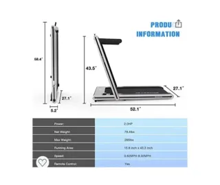 Cinta de correr plegable Gearstone