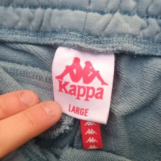 Pantaloni tuta Kappa azzurri