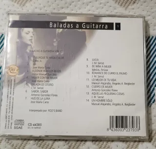 CD Baladas a guitarra