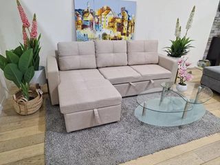 Sofa cama Beige con Arcon Oferta