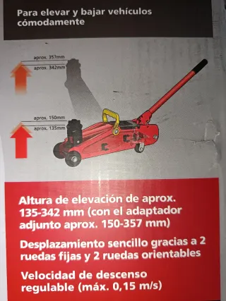 Gato Hidráulico 2 Toneladas NUEVO