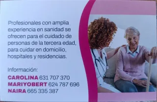 Personas especializadas en socio sanitario