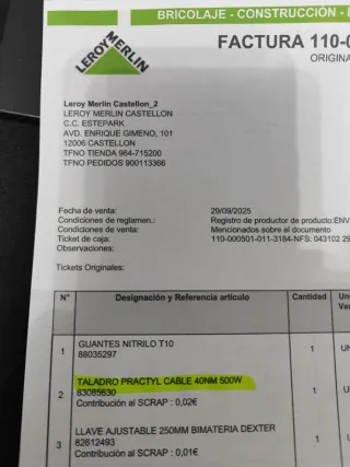 Taladro PRACTYL 500W