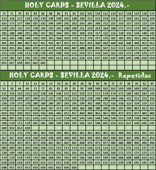 Holy Cards Sevilla 2024 y 2025