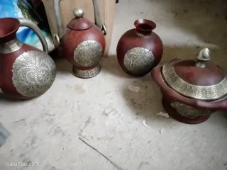 Set 4 vasi decorativi in ceretta