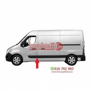 Moldura Lateral Izquierda Opel Movano Años 2010 a